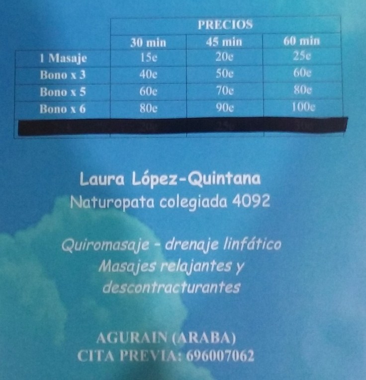 Masajes Kiribil Osasun Eskola Agurain