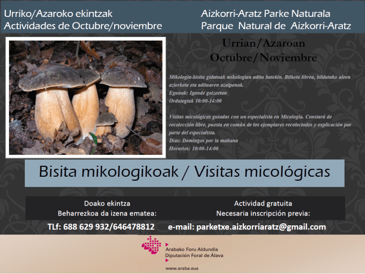 Visitas Micológicas Araia