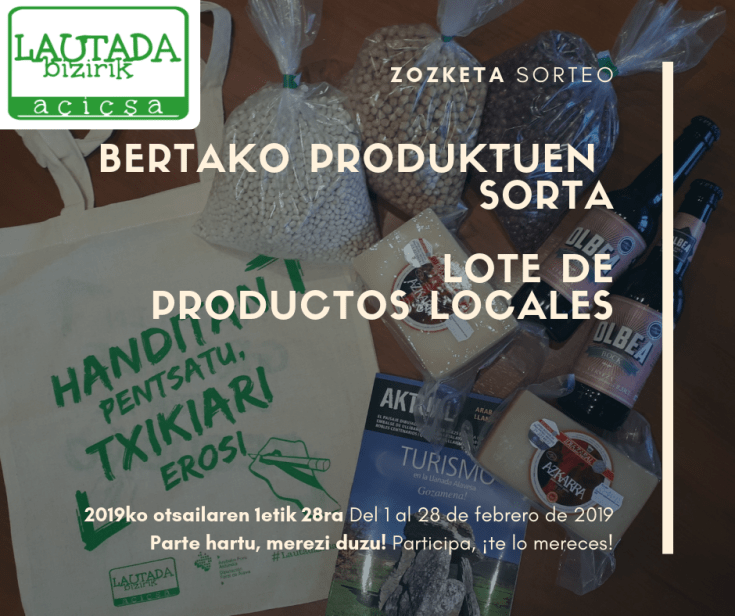 Lote de productos locales