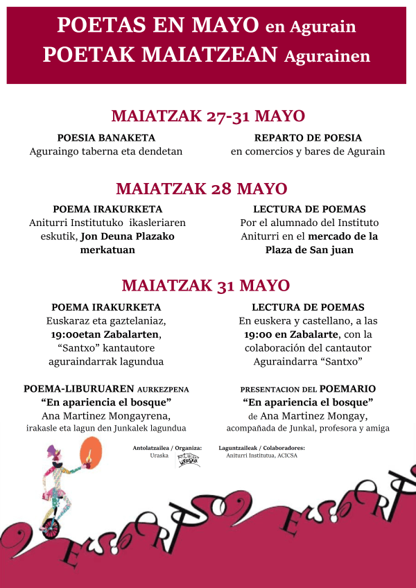 Cartel "Poetas en mayo"