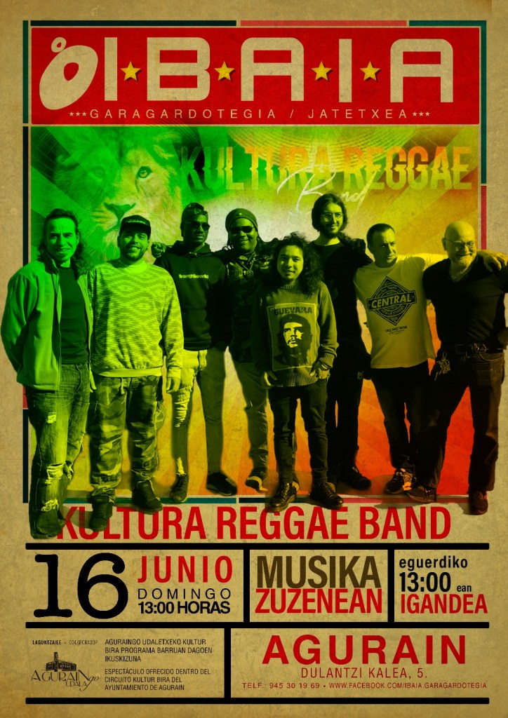 Kultura Reggae Band Ibaia Garagardotegia Agurain